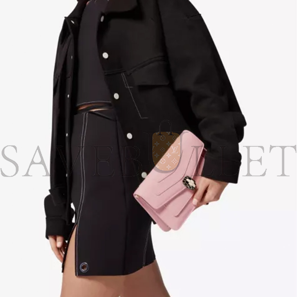 BVLGARI SERPENTI FOREVER EAST-WEST LEATHER SHOULDER BAG (22*13*5.5cm) BVLGARI SERPENTI FOREVER EAST-WEST LEATHER SHOULDER BAG (22*13*5.5cm)